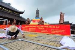 Ninh Bình: Không khí náo nhiệt của Vesak đã về chùa Bái Đính